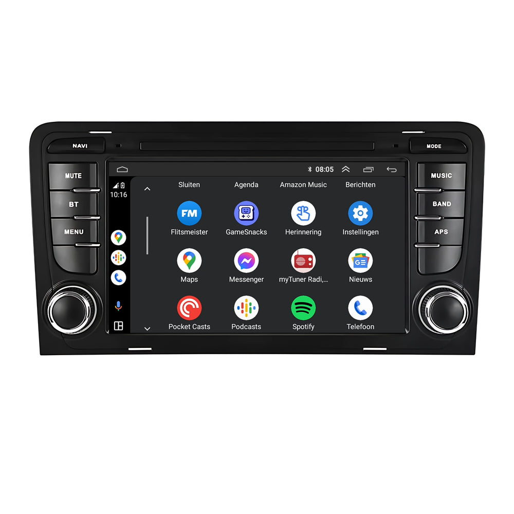 Radio de coche con navegación para Audi A3 UE | Bluetooth | S3 RS3 | androide 13