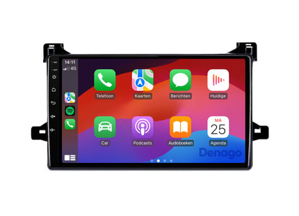 Toyota Prius CarPlay autoradio | 2016 t/m 2018 | Denago DNG-A311 | 9 inch | Android 13 | Draadloos CarPlay & Android Auto