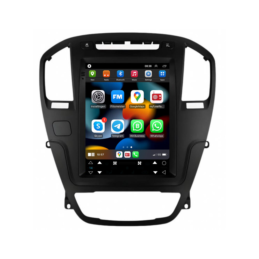 Opel Insignia | Androide 13 | Radio de coche | 2008 a 2013 | CarPlay y Android Auto | pantalla grande