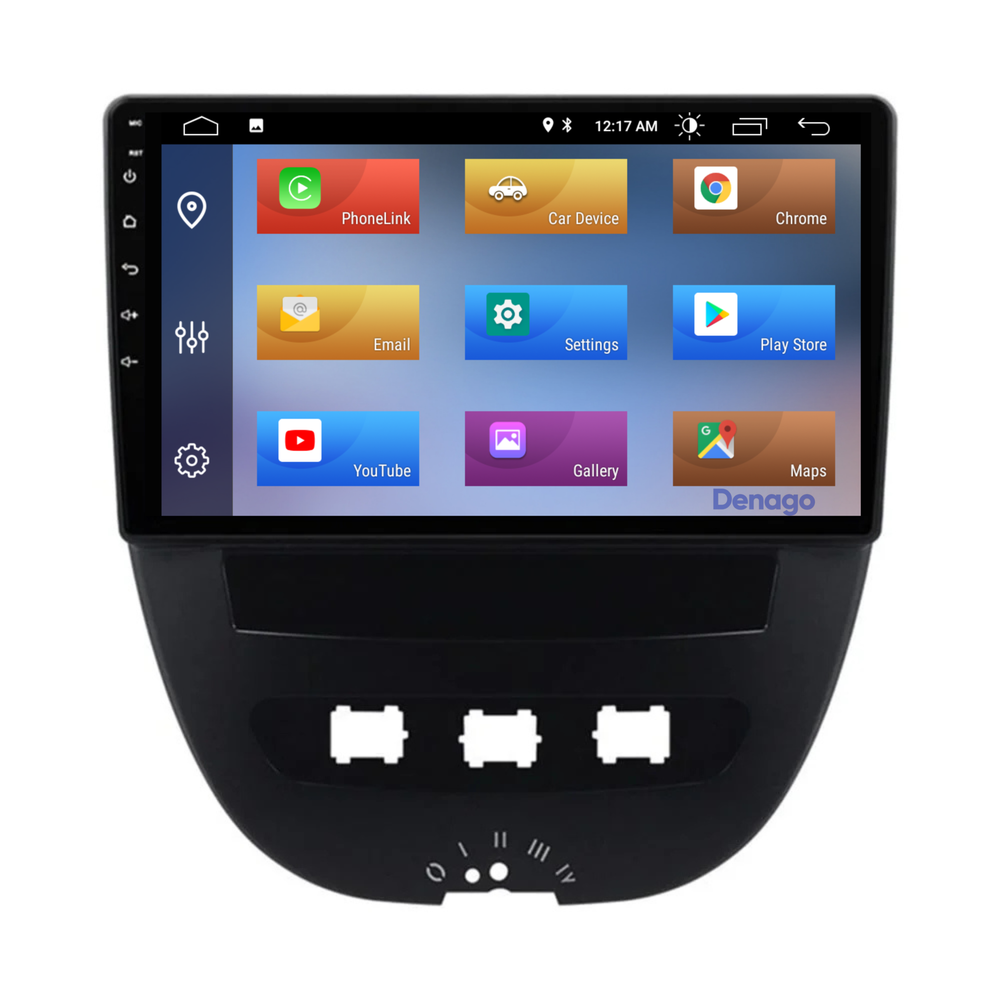 Peugeot 107 Android 13 autoradio CarPlay Android Auto 2005-2013