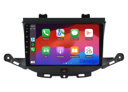 Opel Astra K CarPlay autoradio | 2015 t/m 2021 | Denago DNG-A332 | 9 inch | Android 13 | Draadloos CarPlay & Android Auto