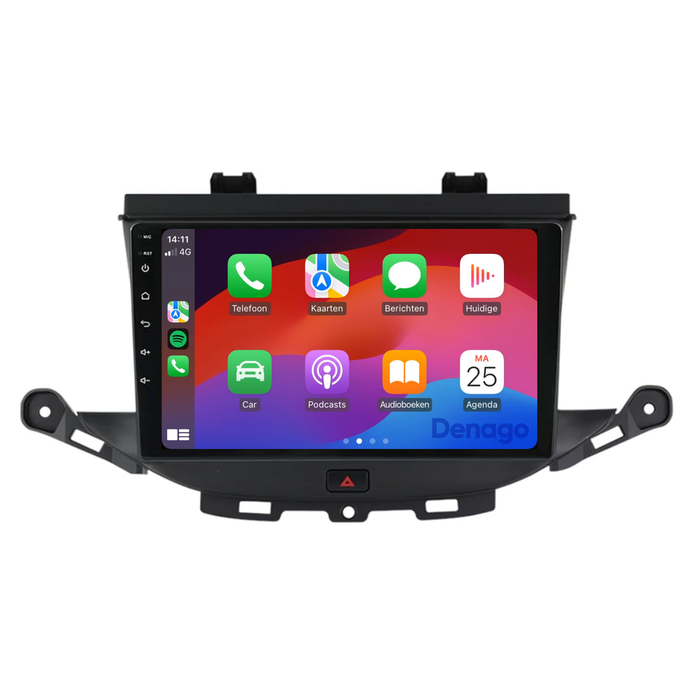 Radio de coche Opel Astra K CarPlay | 2015 a 2021 | Denago DNG-A332 | 9 pulgadas | Androide 13 | CarPlay inalámbrico y Android Auto