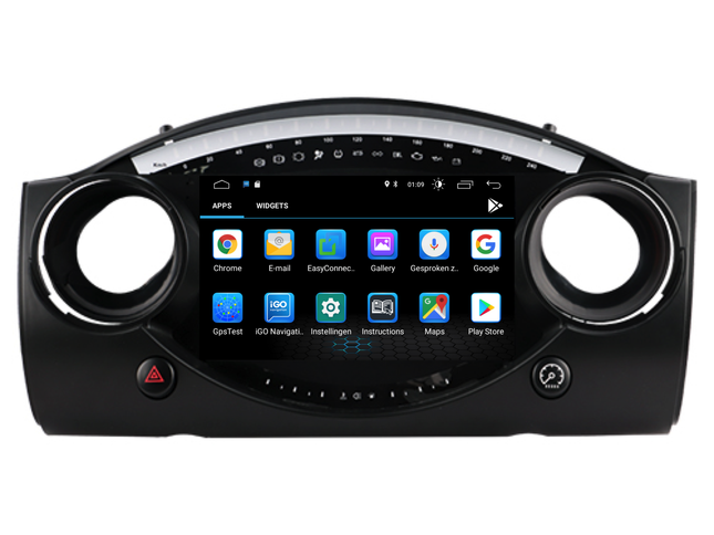 Mini Cooper Cabrio 2004 t/m 2008 Autoradio met CarPlay & Android Auto