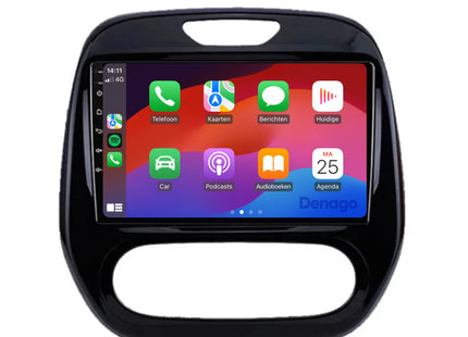 Renault Captur CarPlay autoradio | 2013 t/m 2017 | Denago DNG-A182 | 9 inch | Android 13 | Draadloos CarPlay & Android Auto