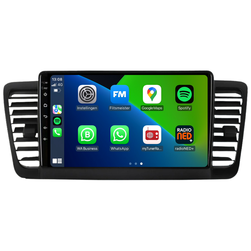 Interior de Subaru | Androide 13 | Radio de coche | 2008 a 2014 | CarPlay y Android Auto