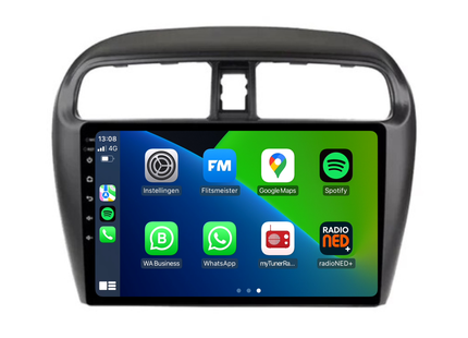 Mitsubishi Space Star | Android 13 | Autoradio | 2013 t/m 2024 | Carplay & Android Auto