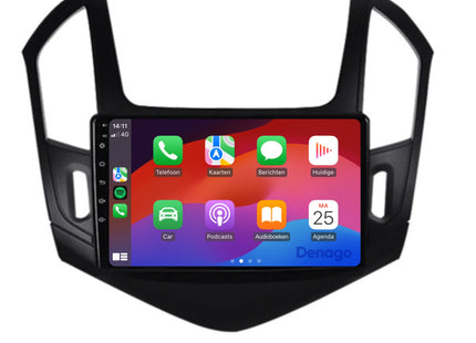 Chevrolet Cruze CarPlay autoradio | 2012 t/m 2014 | Denago DNG-A169 | 9 inch | Android 13 | Draadloos CarPlay & Android Auto