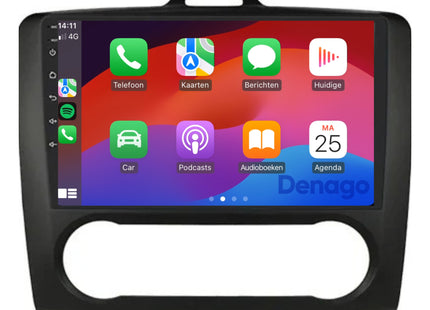 Ford Focus CarPlay autoradio | 2004 t/m 2011 | Denago DNG-A283 | 9 inch | Android 13 | Draadloos CarPlay & Android Auto