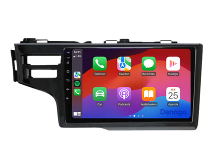 Honda Jazz CarPlay autoradio | 2016 t/m 2019 | Denago DNG-A172 | 9 inch | Android 13 | Draadloos CarPlay & Android Auto
