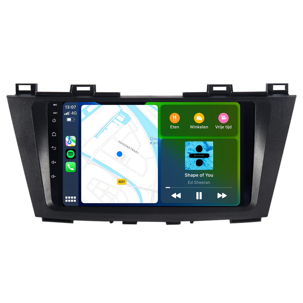 Mazda5 | Androide 13 | Radio de coche | 2010 a 2015 | CarPlay y Android Auto