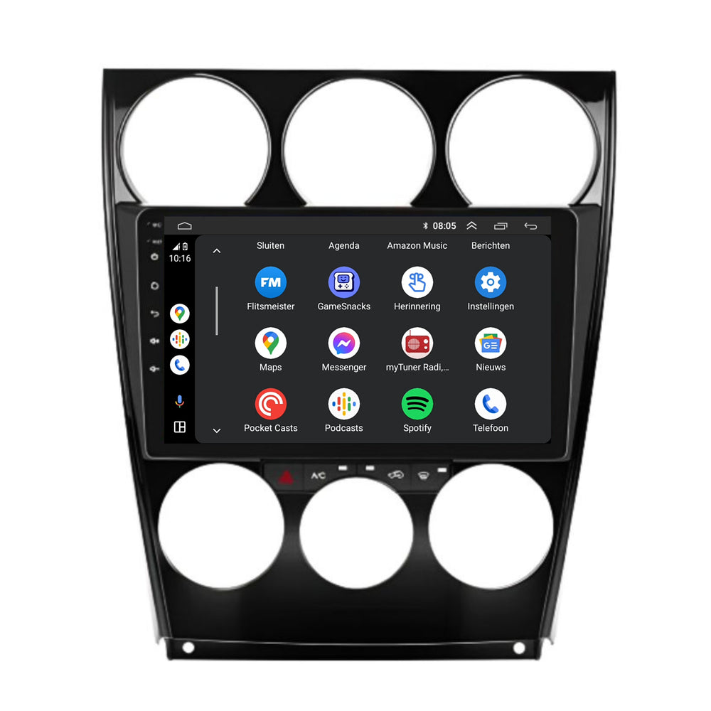 Mazda 6 | 2002 t/m 2007 | Android 13 | Autoradio | Carplay & Android Auto