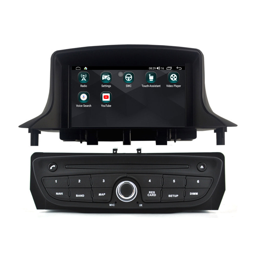 Renault Mégane 3 y Fluence | Androide 14 | Radio de coche | 2008 a 2016 | CarPlay y Android Auto | 4+64GB