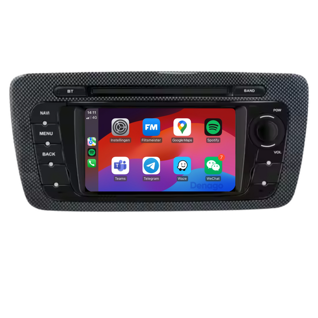 Seat Ibiza Autoradio | 2008 t/m 2014 | Android 13 | Carplay & Android auto