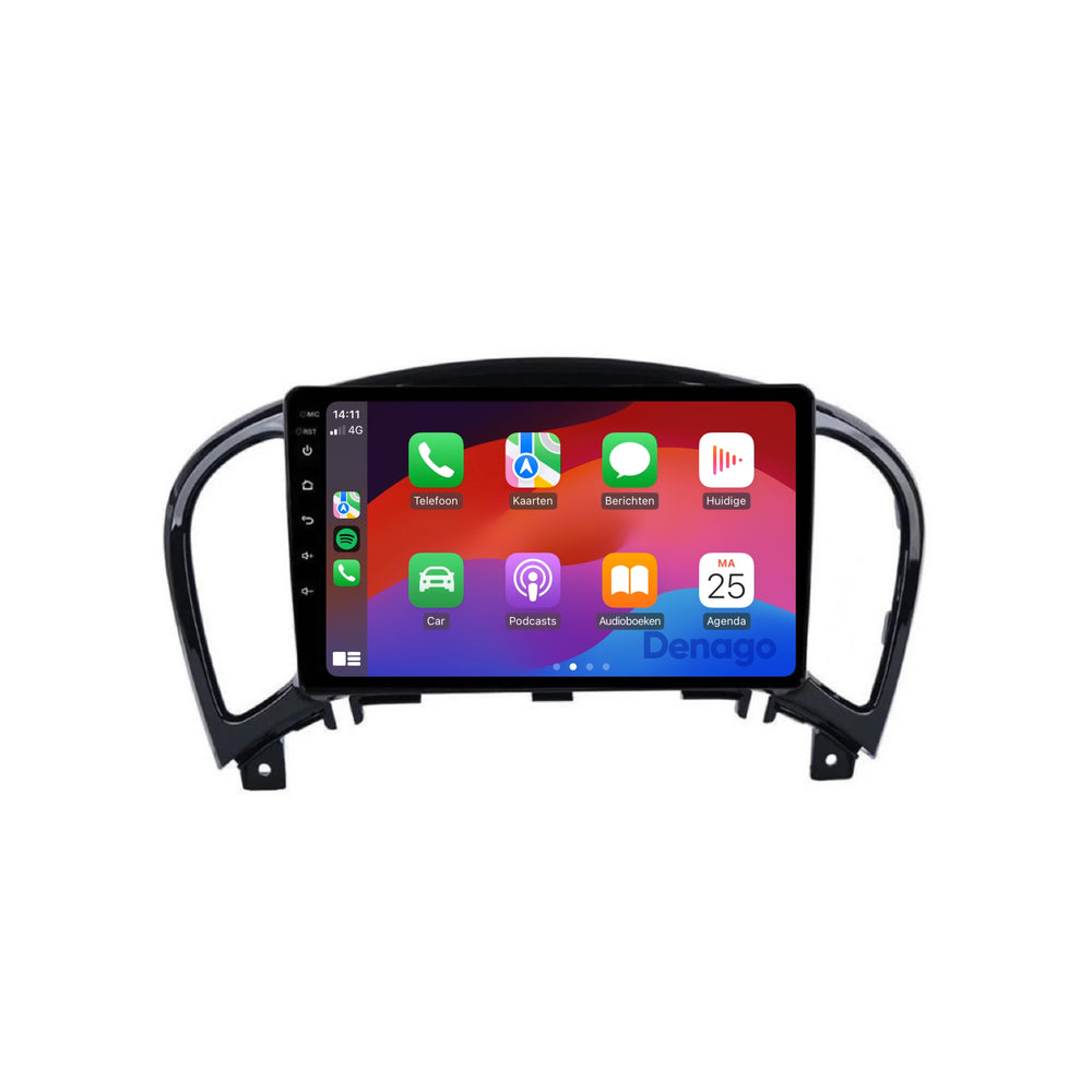 Radio para coche Nissan Juke CarPlay | 2010 a 2019 | Denago DNG-A187 | 9 pulgadas | Androide 13 | CarPlay inalámbrico y Android Auto