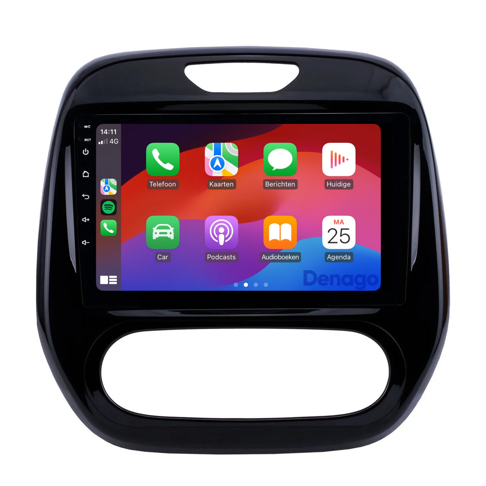 Renault Captur CarPlay car radio | 2013 to 2017 | Denago DNG-A182 | 9 inches | Android 13 | Wireless CarPlay & Android Auto