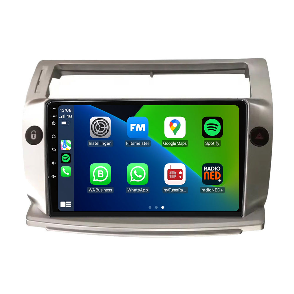 Citroën C4 | Androide 13 | Radio de coche | 2004 a 2010 | Carplay y Android Auto