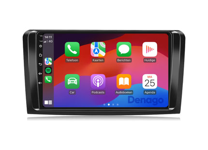 Mercedes ML & GL CarPlay autoradio | 2005 t/m 2012 | Denago DNG-A189 | 9 inch | Android 13 | Draadloos CarPlay & Android Auto