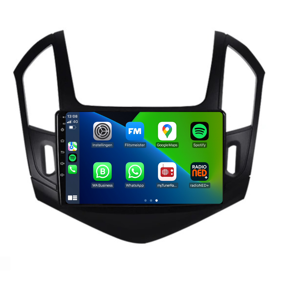 Chevrolet Cruze | Androide 13 | Radio de coche | 2012 a 2014 | CarPlay y Android Auto