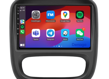 Opel Vivaro Autoradio | 2016 t/m 2020 | Android 13 & CarPlay