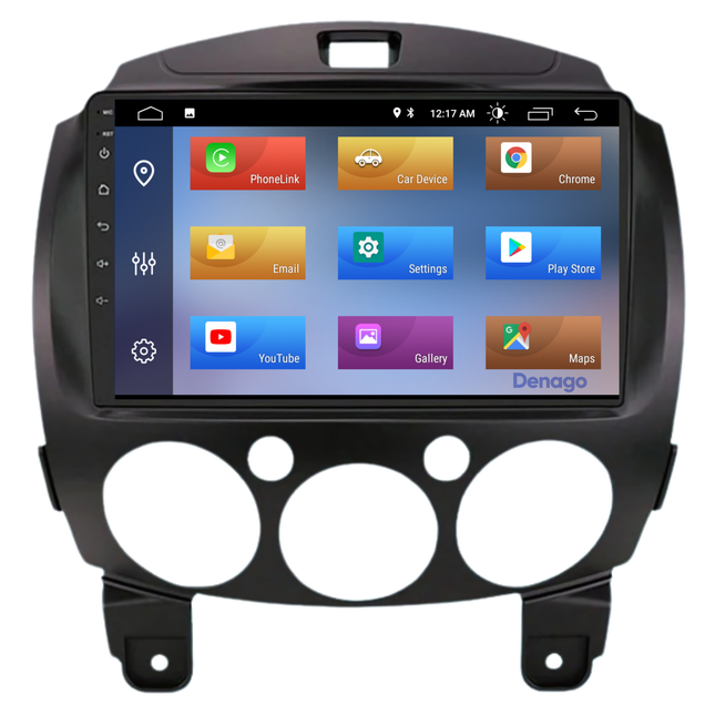 Mazda 2 CarPlay autoradio | 2008 t/m 2014 | Denago DNG-A26 | 9 inch | Android 13 | Draadloos CarPlay & Android Auto