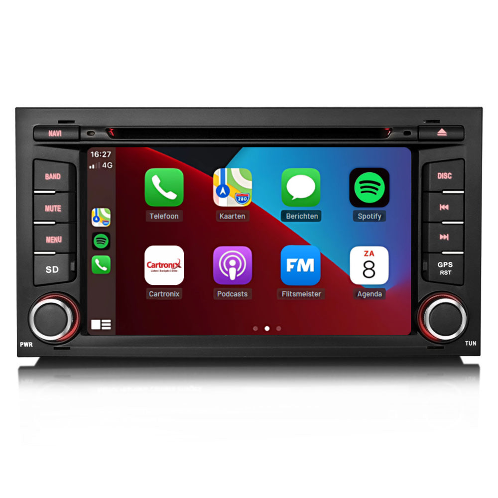 Seat Ibiza 6J | León 5F | CarPlay y Android Auto | radio de coche | 2013 a 2017 | Androide 13 | 4+64GB