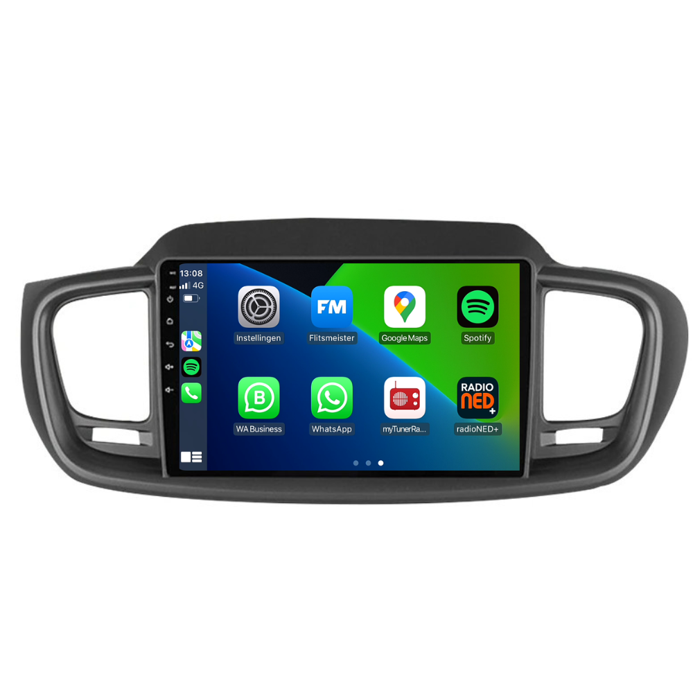 Kia Sorento | Androide 13 | Radio de coche | 2015 a 2019 | Carplay y Android Auto