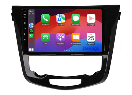 Autoradio Nissan X-Trail compatible CarPlay | 2014 à 2021 | Denago DNG-A107 | Écran 10 pouces | Android 13 | CarPlay sans fil & Android Auto