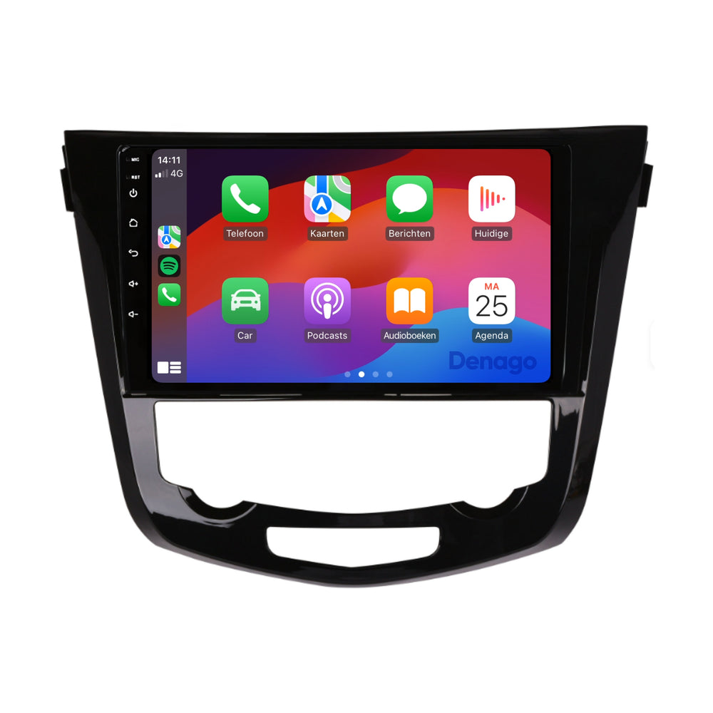 Radio para coche Nissan X-Trail CarPlay | 2014 a 2021 | Denago DNG-A107 | 10 pulgadas | Androide 13 | CarPlay inalámbrico y Android Auto