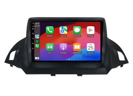 Ford Kuga CarPlay autoradio | 2013 t/m 2017 | Denago DNG-A87 | 9 inch | Android 13 | Draadloos CarPlay & Android Auto