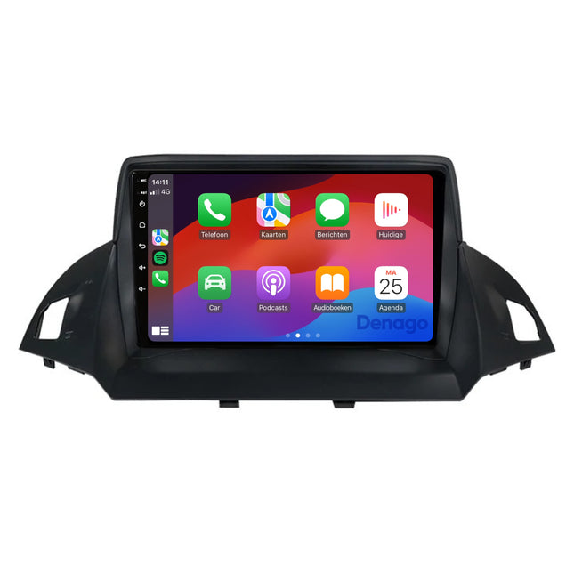 Ford Kuga CarPlay autoradio | 2013 t/m 2017 | Denago DNG-A87 | 9 inch | Android 13 | Draadloos CarPlay & Android Auto