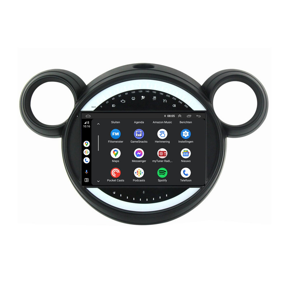 Android 13 CarPlay Radio de coche para Mini Cooper Countryman R60 | 2011 a 2014