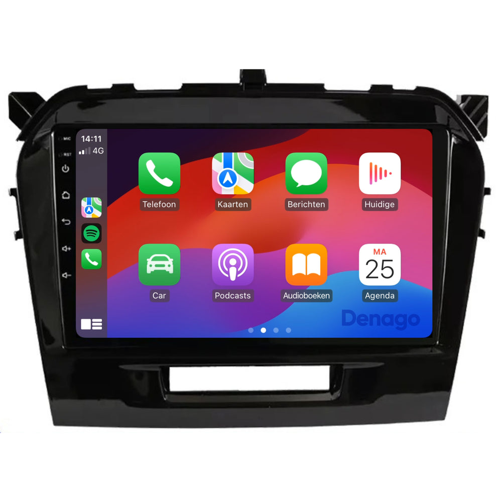 Suzuki Vitara CarPlay car radio | 2015 to 2023 | Denago DNG-A125 | 9 inches | Android 13 | Wireless CarPlay & Android Auto