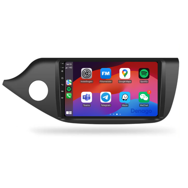 Kia Ceed CarPlay autoradio | 2012 t/m 2017 | Denago DNG-A68 | 9 inch | Android 13 | Draadloos CarPlay & Android Auto