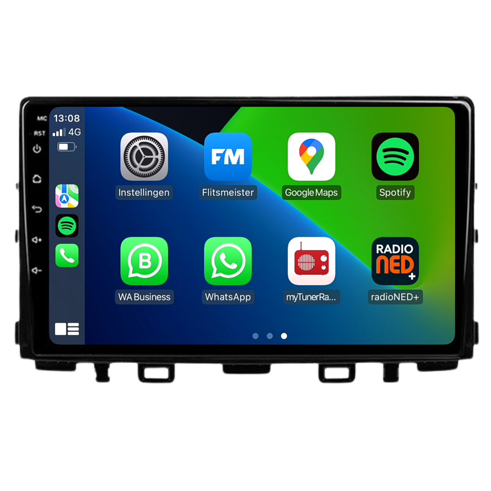 Kia Rio | Android 13 | Autoradio | 2017 t/m 2020 | Carplay & Android Auto