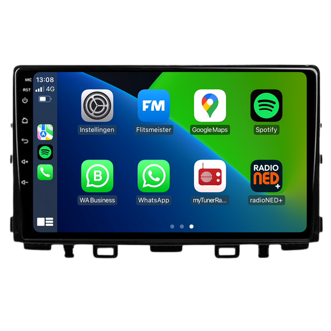Kia Rio | Android 13 | Autoradio | 2017 t/m 2020 | Carplay & Android Auto