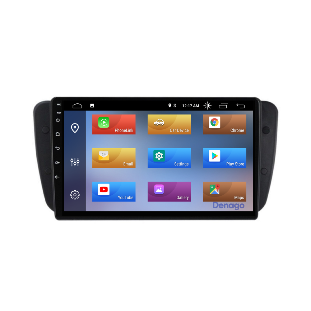 Seat Ibiza CarPlay autoradio | 2008 t/m 2014 | Denago DNG-A05 | 9 inch | Android 13 | Draadloos CarPlay & Android Auto