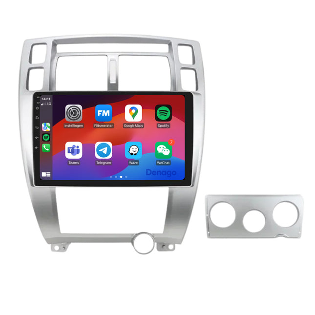Hyundai Tucson CarPlay autoradio | 2004 t/m 2010 | Denago DNG-A103 | 9 inch | Android 13 | Draadloos CarPlay & Android Auto