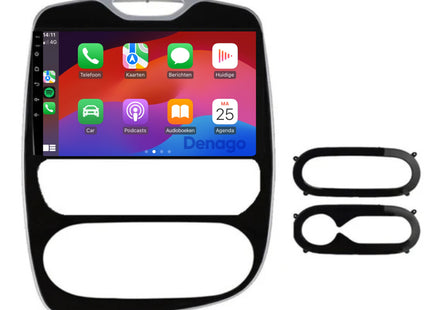 Renault Clio 4 CarPlay autoradio | 2016 t/m 2019 | Denago DNG-A257 | 10 inch | Android 13 | Draadloos CarPlay & Android Auto