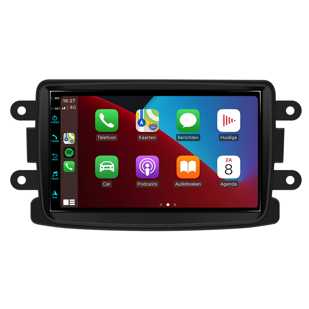 Dacia Duster CarPlay autoradio | 2013 t/m 2020 | Denago DNG-1133 | 9 inch | Android 13 | Draadloos CarPlay & Android Auto