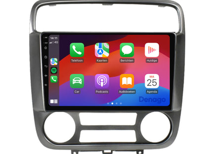 Honda Stream CarPlay autoradio | 2000 t/m 2006 | Denago DNG-A138 | 9 inch | Android 13 | Draadloos CarPlay & Android Auto