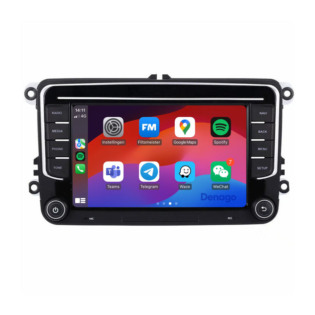 Volkswagen | Autoradio | 2GB + 32GB | 2003 t/m 2019 | Android 13 & Carplay