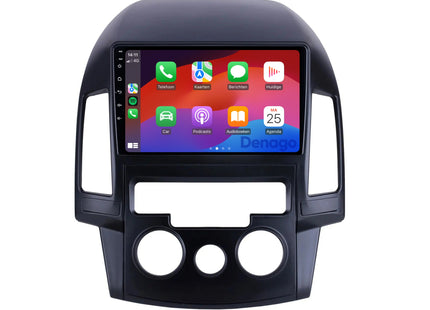 Hyundai i30 CarPlay autoradio | 2007 t/m 2012 | Denago DNG-A191 | 9 inch | Android 13 | Draadloos CarPlay & Android Auto