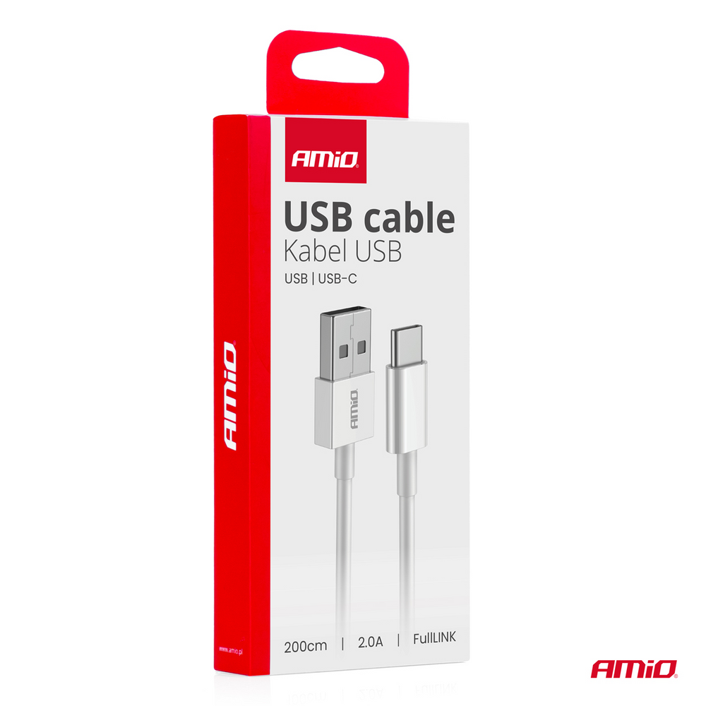 USB naar USB-C kabel | 3A | 2 Meter