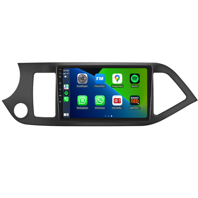 Kia Picanto CarPlay | Android 13 | Autoradio | 2011 t/m 2016 | Carplay & Android Auto