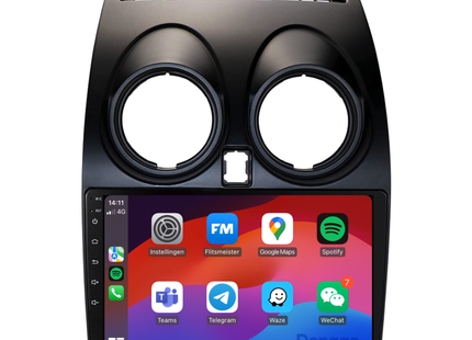 Nissan Qashqai Autoradio | 2007 t/m 2013 | Android 13 & CarPlay
