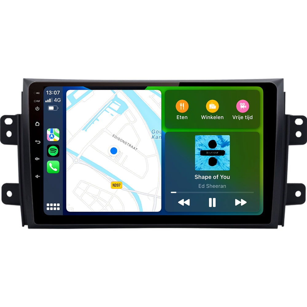 Suzuki SX4 | Android 13 | Autoradio | 2006 t/m 2011 | CarPlay & Android Auto