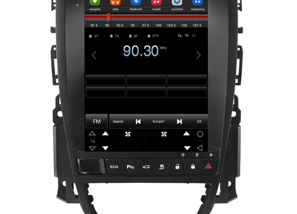 Opel Astra J & Cascada CarPlay autoradio | 2013 t/m 2017 | Eco knop | Denago DNG-3626 | 9.7 inch | Android 13 | Draadloos CarPlay & Android Auto