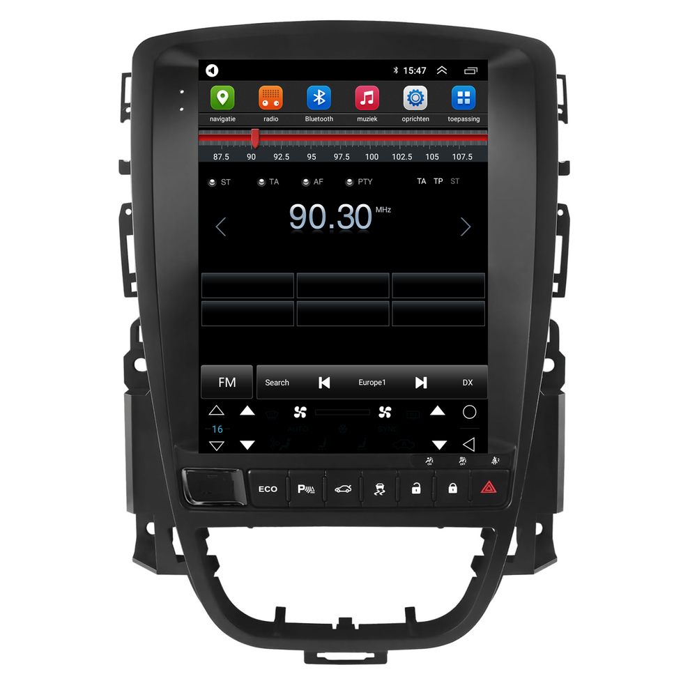 Opel Astra J & Cascada CarPlay autoradio | 2013 t/m 2017 | Eco knop | Denago DNG-3626 | 9.7 inch | Android 13 | Draadloos CarPlay & Android Auto