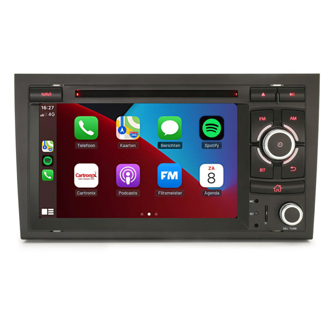 Audi A4 S4 RS4 Autoradio | 2000 t/m 2009 | Carplay | 4+64GB | Android 14