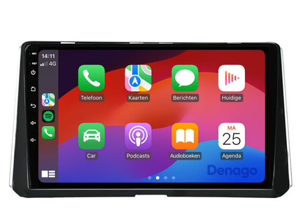 Toyota Corolla CarPlay autoradio | 2018 t/m 2020 | Denago DNG-A144 | 9 inch | Android 13 | Draadloos CarPlay & Android Auto